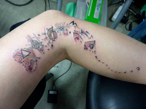 abstract leg piece