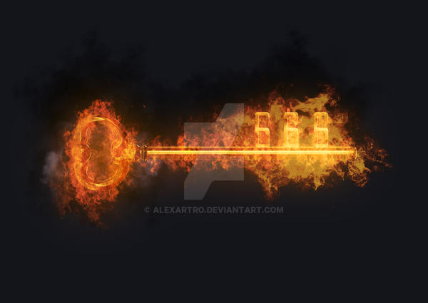 Key In Hell Hell key on fire by alexartro on DeviantArt