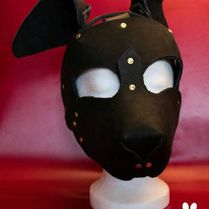 Black pit puppy mask