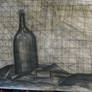 Bottle, charcoal