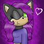 G: Sparkly Purrple Cat