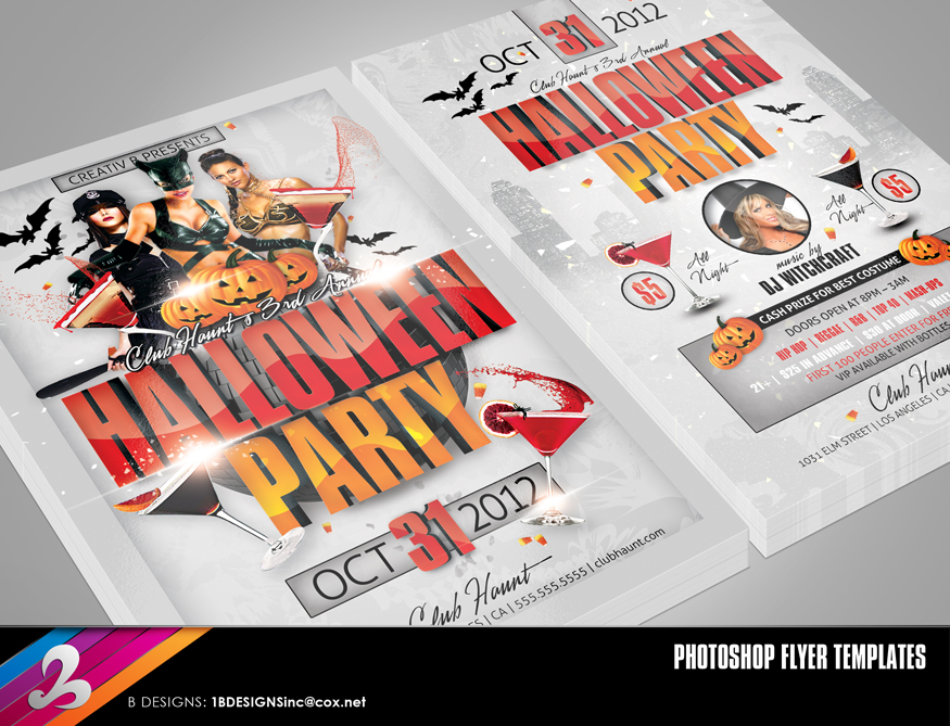 Halloween Party Flyer Template