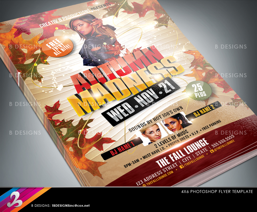 Autumn Party Flyer Template