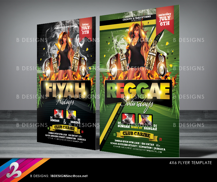 Reggae Party Flyer Template