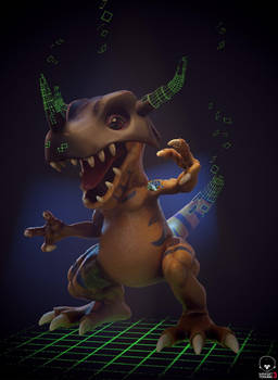 Greymon 3D Model