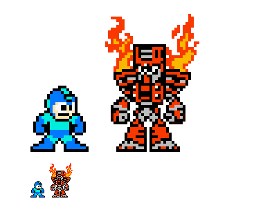Torch Man 8-bit Sprite by MitochondriaShrine on DeviantArt