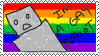 Gay Robot Stamp