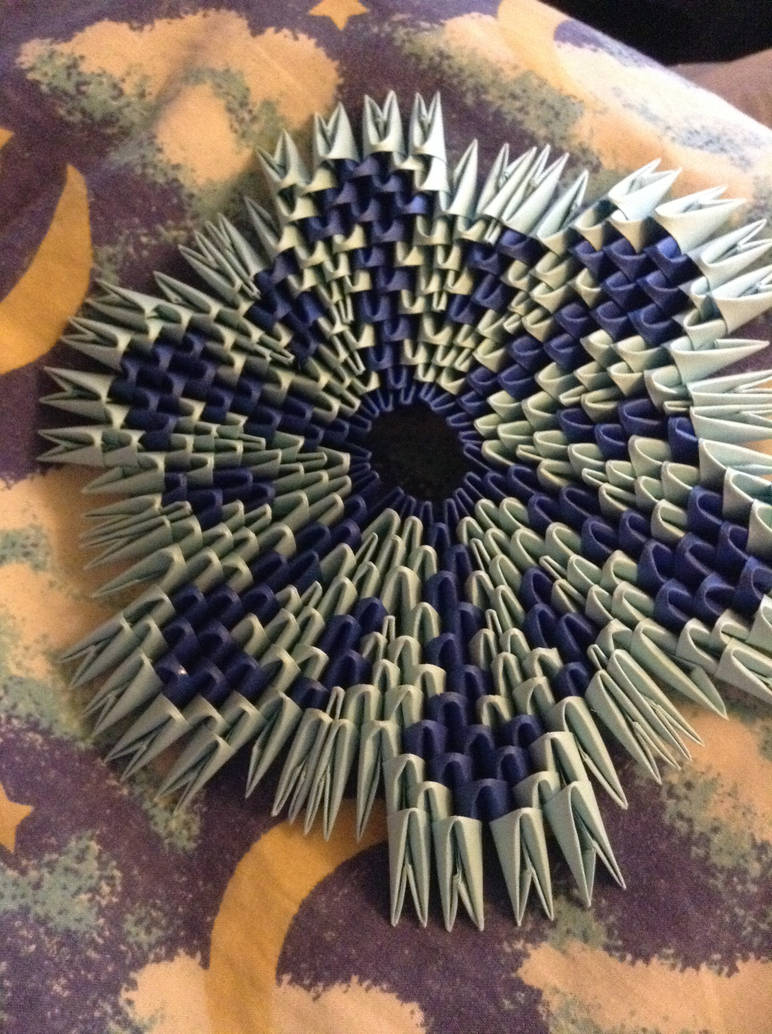 3D Origami Time Gear by SilverAndFold on DeviantArt