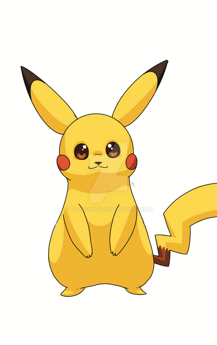 Pikachu by Toad-Moss on DeviantArt