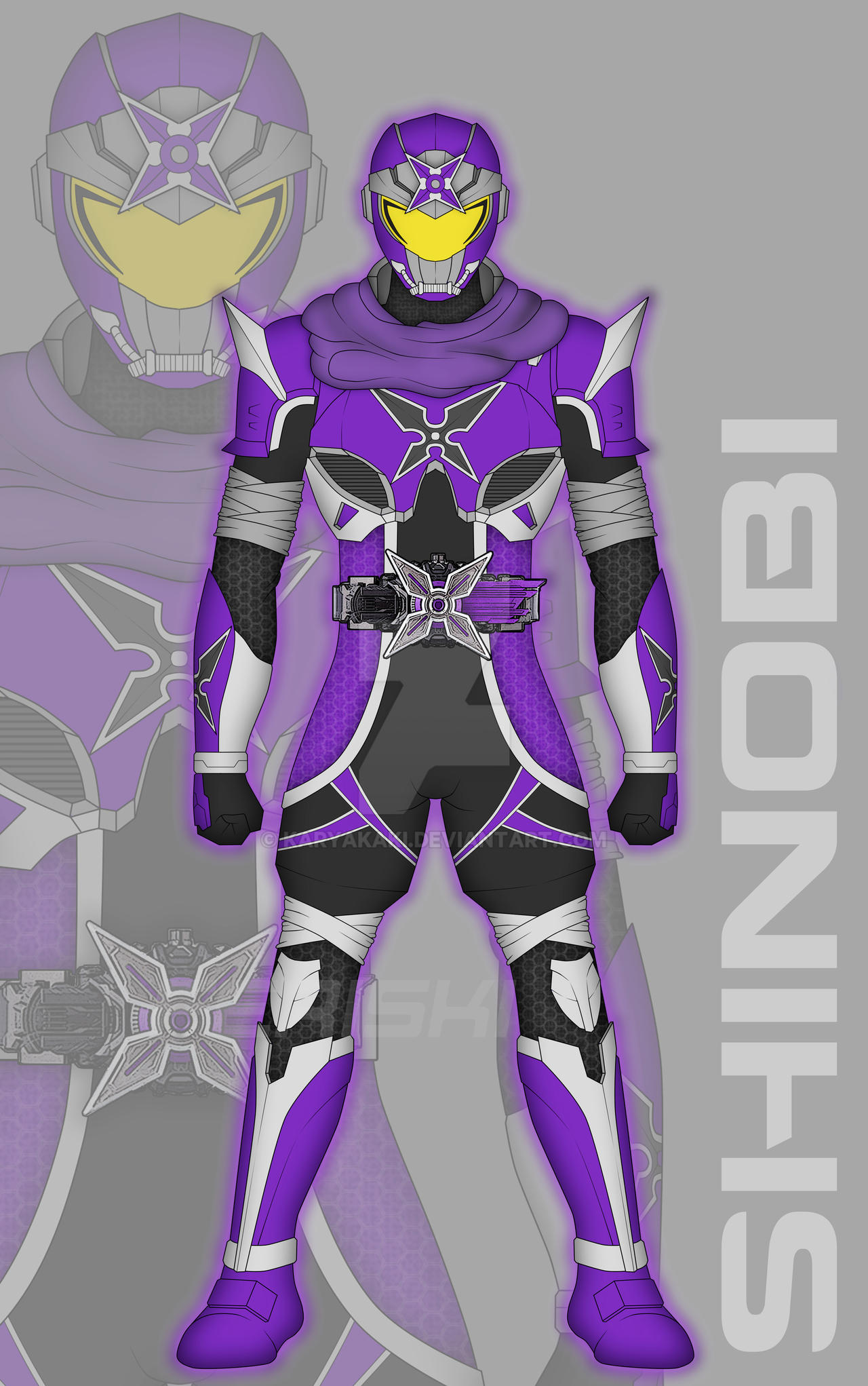 Kamen Rider Shinobi by karyakaki on DeviantArt