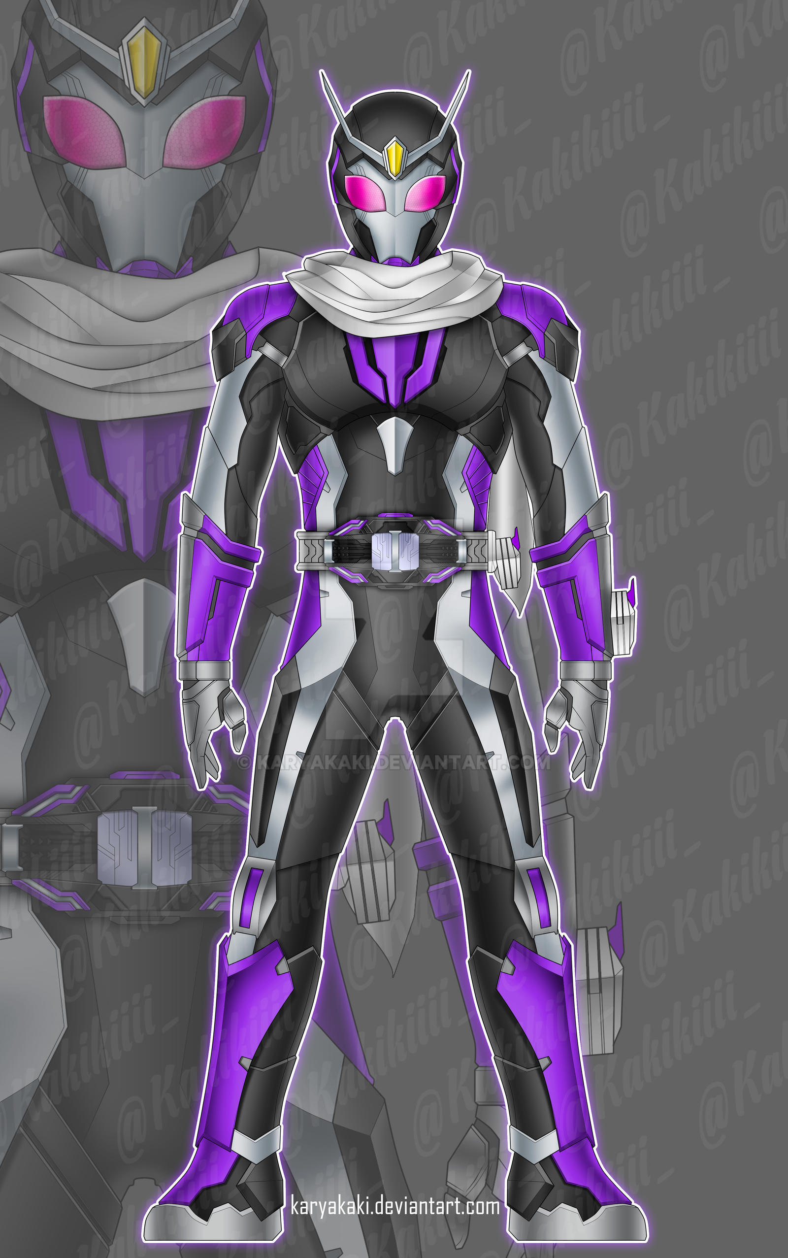Invincible Knight Rider Comms : Kamen Rider Invincible Redesign by karyakaki on DeviantArt