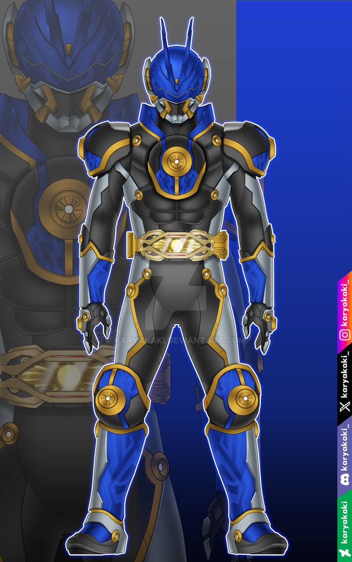 OC Comms : Kamen Rider Glance by karyakaki on DeviantArt