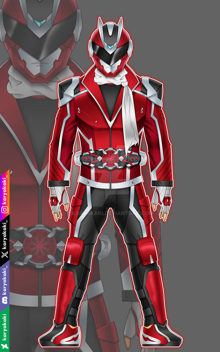 Comms : Red Hero by karyakaki on DeviantArt