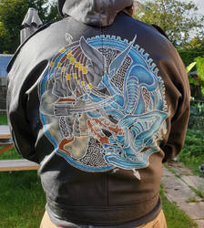 Eternal Hunt custom leather jacket