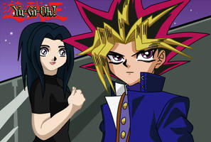 Nayumi and Yami Yugi by xXChibiSoulUchihaXx