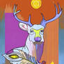 Deer Follows a Feather