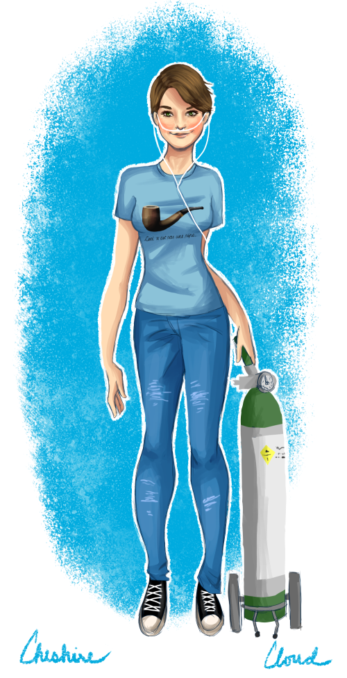 Hazel Grace Lancaster By Halchroma On Deviantart