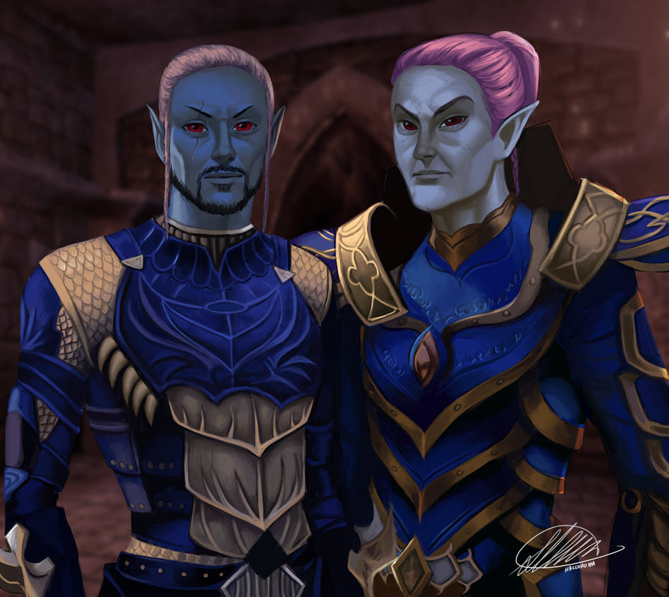 Varlyn Commission: Veralyn and Verrik by HalChroma on DeviantArt