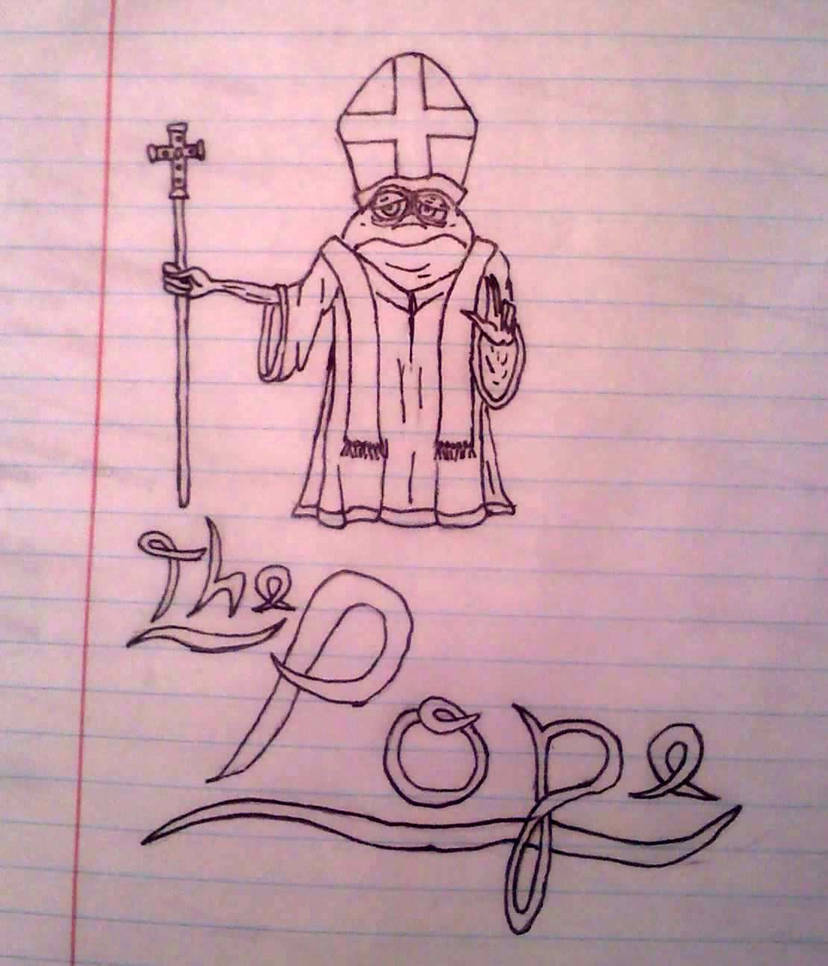 Frog Pope by Austin Brightwell by hawaiiangod on DeviantArt