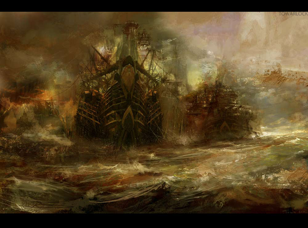 Concept Art 2011 Boat Scene