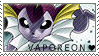 134-5 Shiny Vaporeon Stamp by Pokestamps