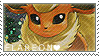 136-2 Flareon Stamp by Pokestamps