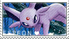 196-4 Espeon Stamp by Pokestamps