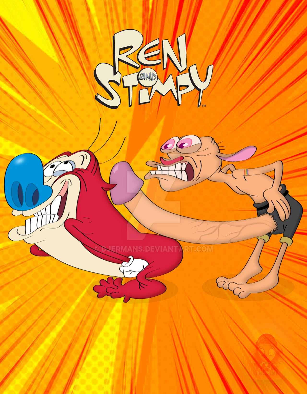 Steempy Ren and Stimpy by Djermans on DeviantArt