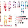 Copic Color Chart 2008