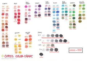 Copic Color Chart 2008