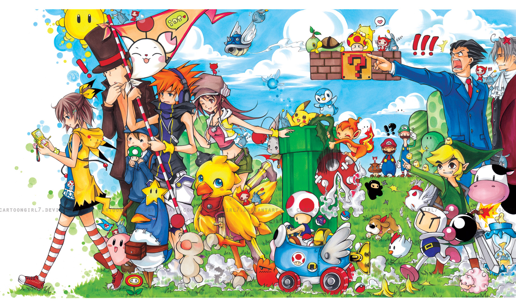 Games Characters. Deviantart GAME ON by cartoongirl7 on DeviantArt