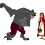 Disney Little Red Riding Hood and The Wolf.