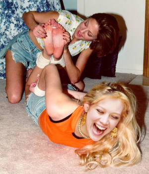 Hilary Duff Tickled Fake