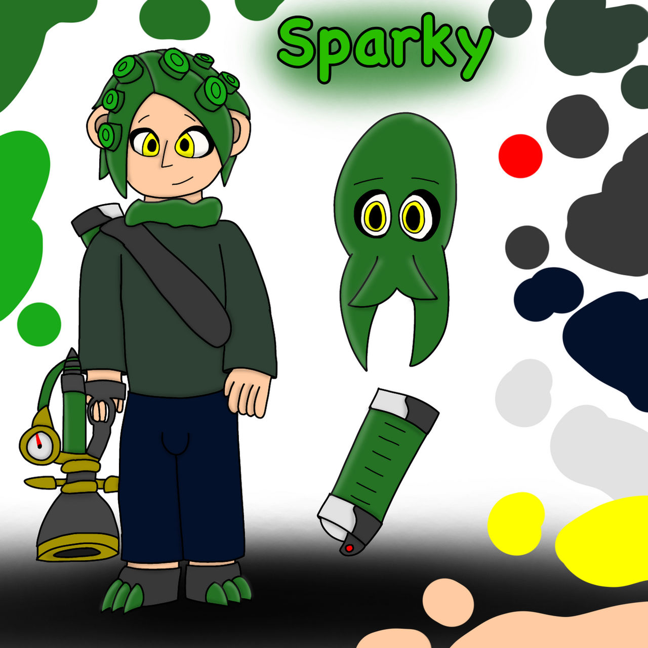 Sparky the Octoling Reference by TurboCharge26 on DeviantArt