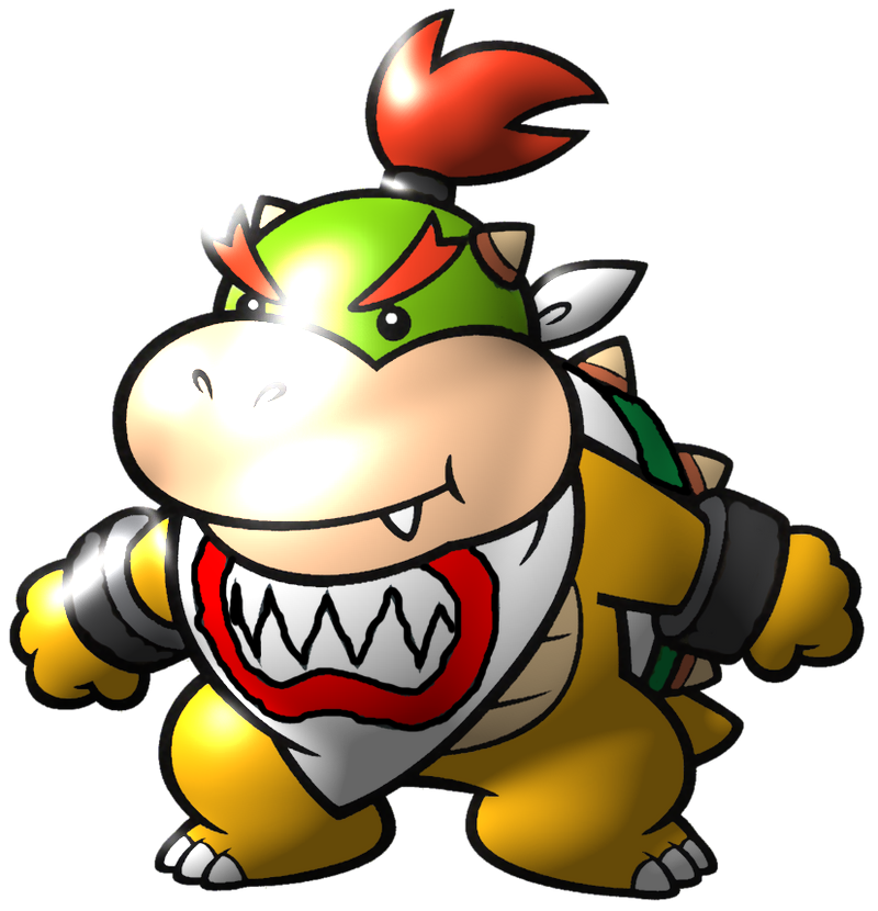 Bowser Jr. (Shadow Mario Mask) by Wizenheimer2003 on DeviantArt