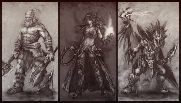 Diablo 3 fanart sketch..