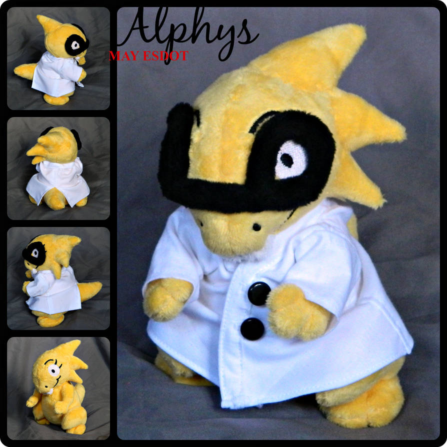 Undertale Alphys Plush w/ Clothing by MayEsdot on DeviantArt