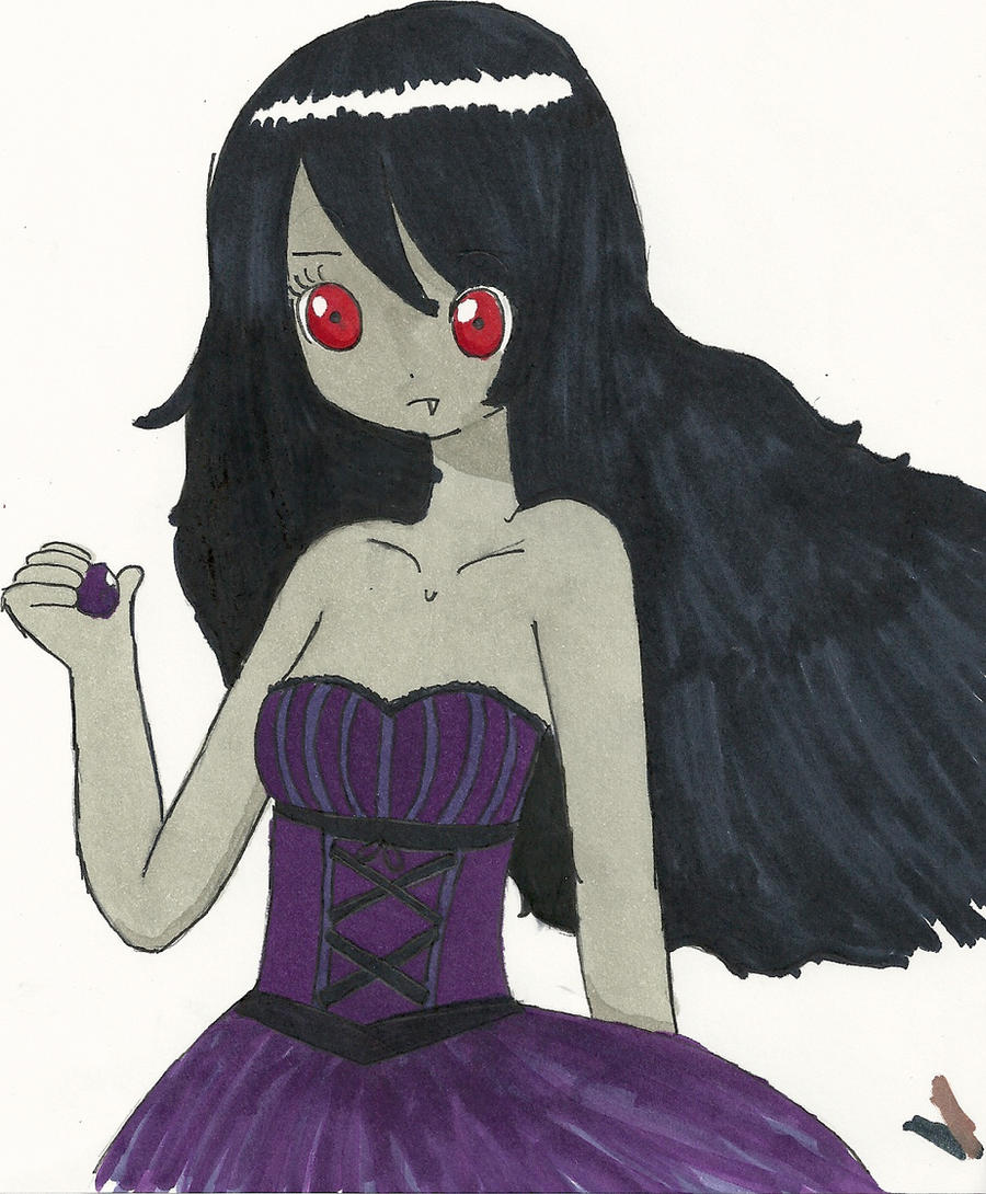 Marceline in purple