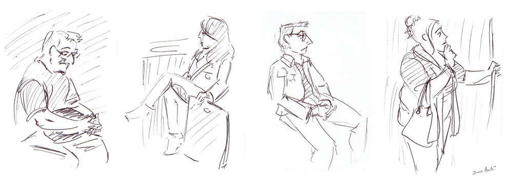 Ink Bus Sketches