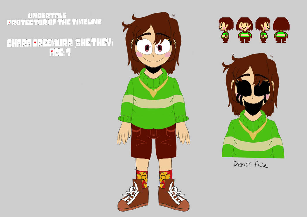 Undertale Redsgin Undertale AU - Chara Redesign by FunS2020 on DeviantArt
