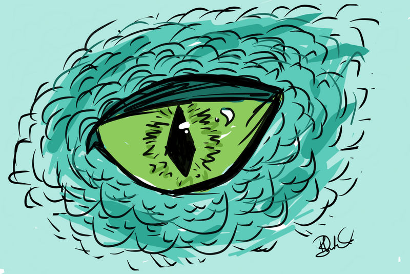 Turquoise Dragon Eye