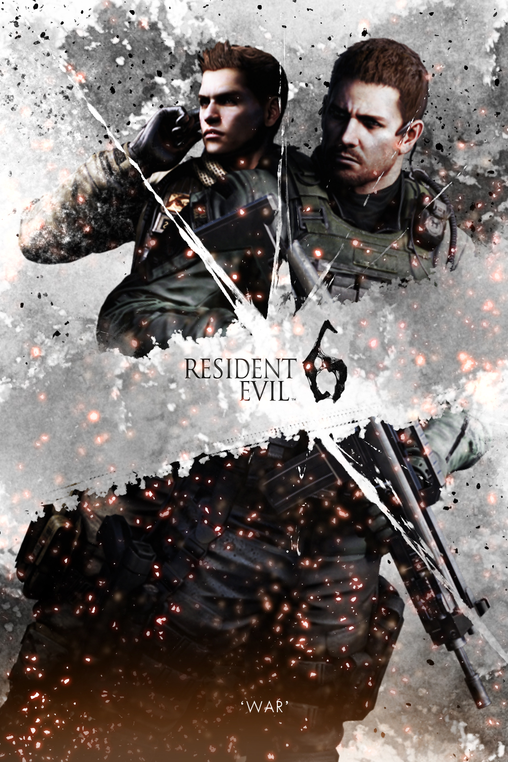 Resident Evil 6 [Poster Fanart - Chris Story]