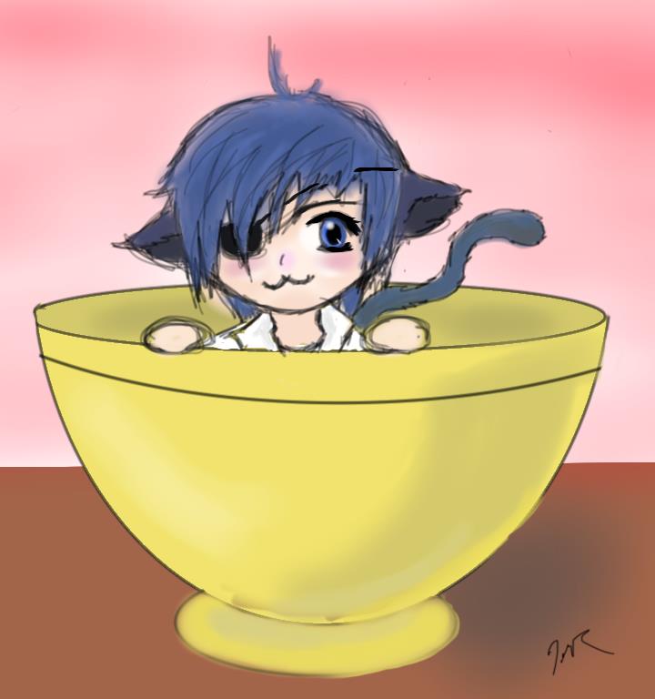 Neko Ciel in a cup