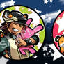 :: Button set- Tiger and Bunny