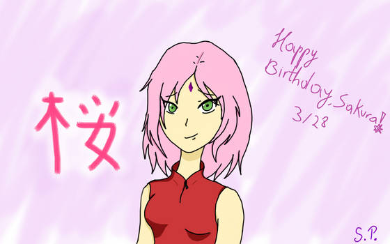 Happy Birthday Sakura! (Late)