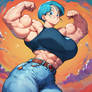 Bulma is friggin ripped!