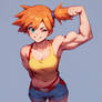 Misty is trying to bulk.