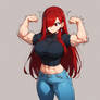 Don't call Erza small!