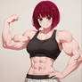 Kana san's beefy arms!