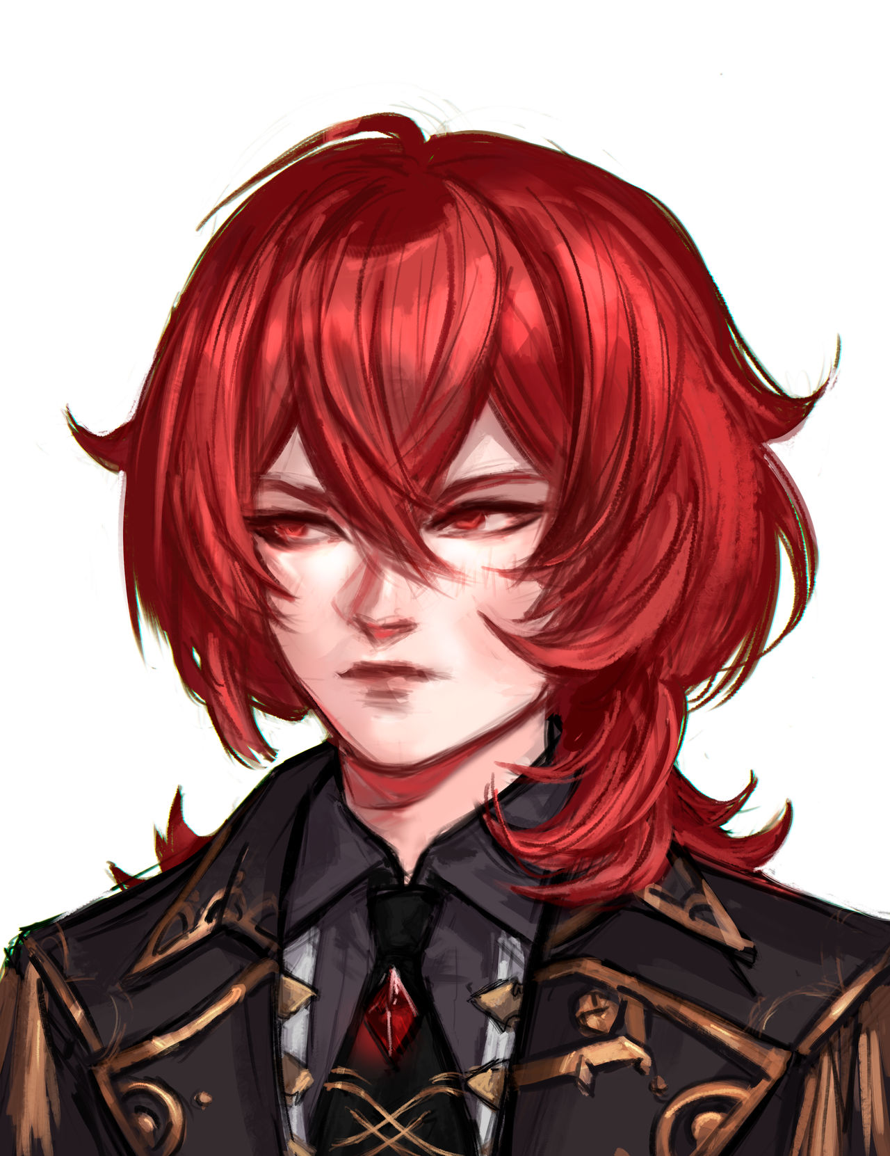 Diluc by Sekariart on DeviantArt